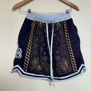 Collect select purple gold laker style shorts unisex XS